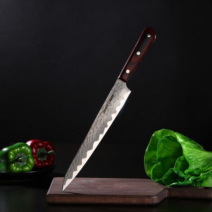 СИМА-ЛЕНД Нож кухонный Samura KAIJU, янагиба, лезвие 24 см
