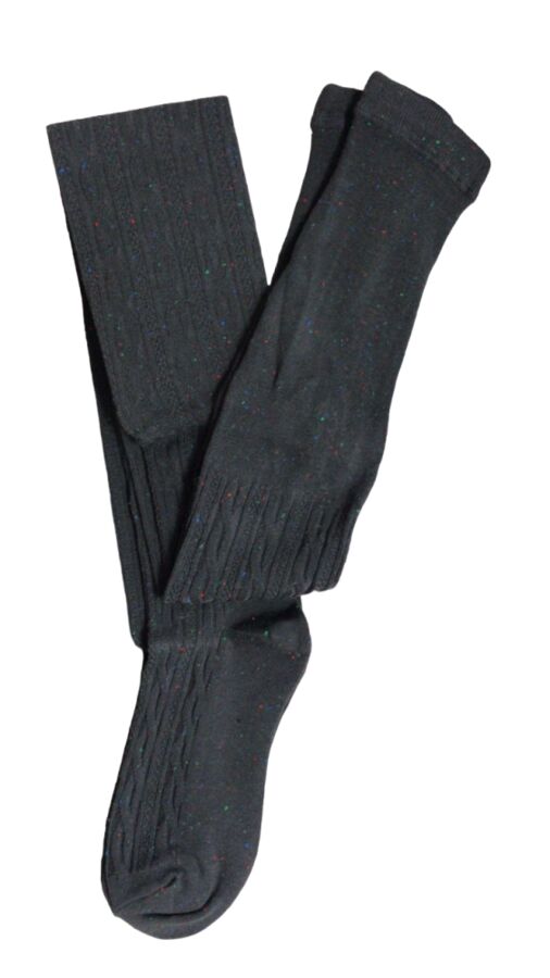Gatta Колготки женские плотные темно-серые с рисунком и вкраплениями Tutuanna* (р. M-L 154-162cm)