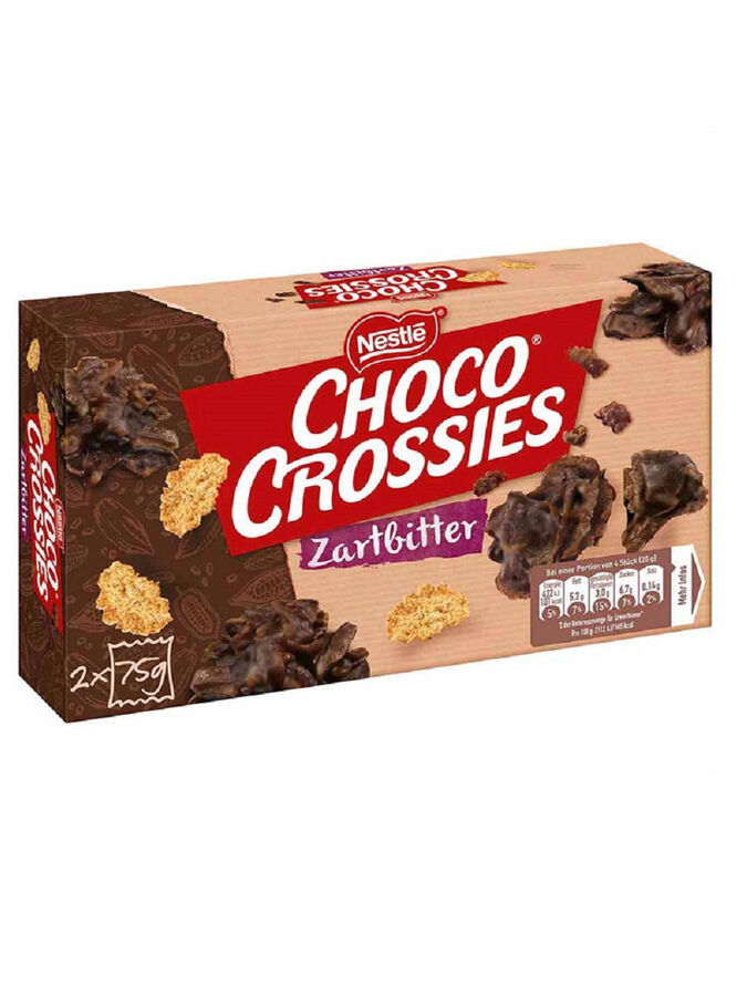 Хрустящие шоколадные конфеты Nestle Choco Crossies Zartbitter 150г Швейцария