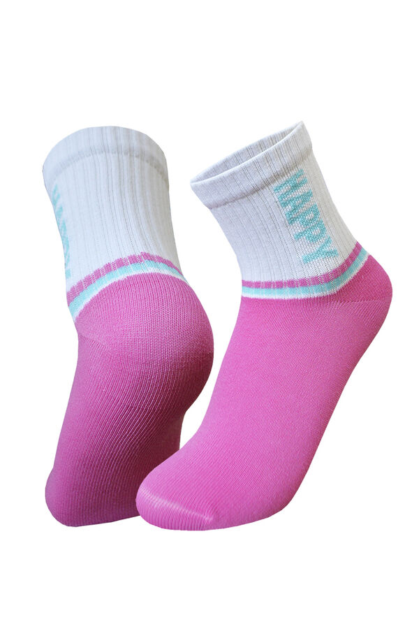 Носки женские спортивные (арт. S8) цвет ассорти, размер 23. Носки детские 22-24. Межсезонные носки. Артикул br3-22 носки.