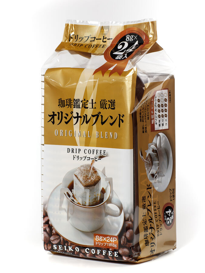 Seiko Coffee Co.,LTD. SEIKO Кофе МОЛОТЫЙ ДРИП-ПАКЕТ 8 гр*24 пакетика
