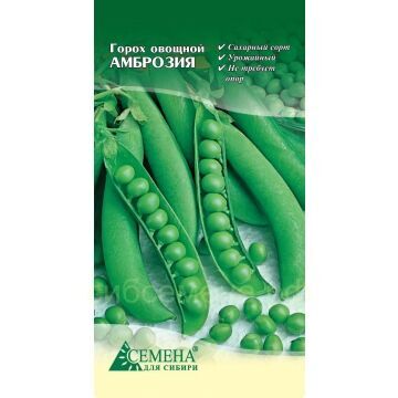 Семена для Сибири Горох Амброзия сахарный, 25г (цв.)