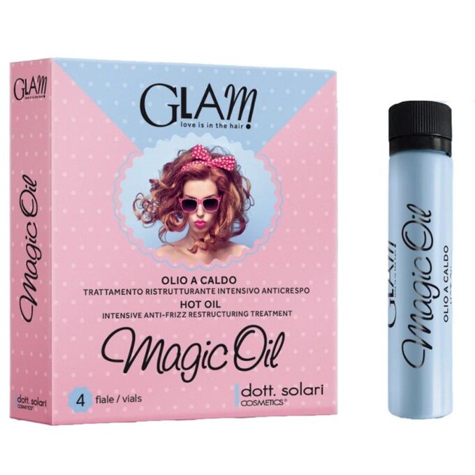 Dott Solari Волшебное масло интенсивный восстанавливающий уход для волос Glam Magic Oil, 4 x 10 мл