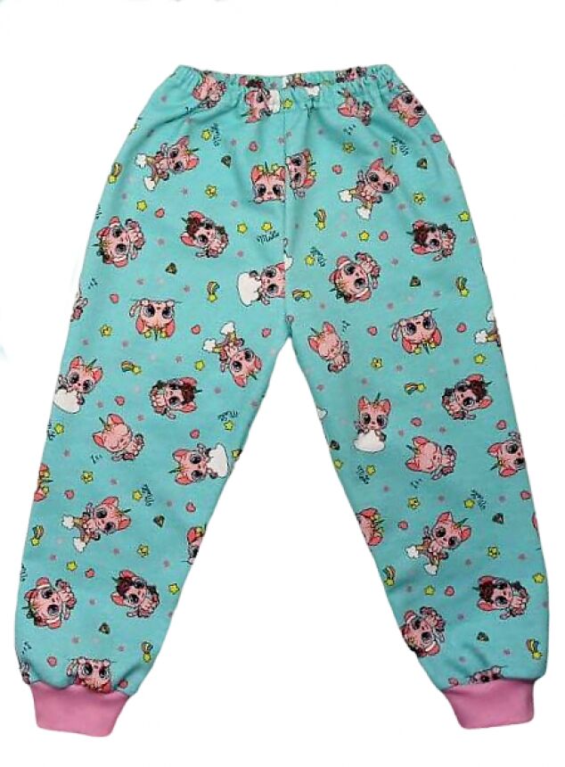 БУСИНКА Пижамные штаны 610/43 (кошки единороги)