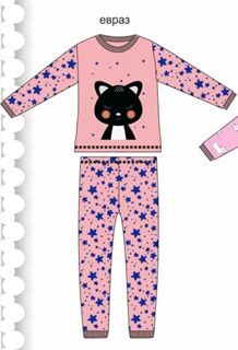 Baby Style Пижама для девочек арт. МД 2132 Д-6