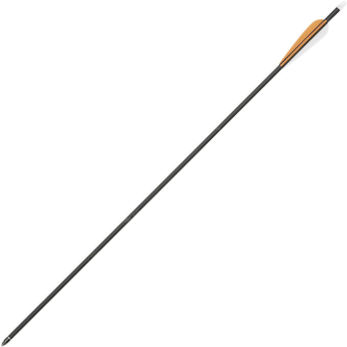 Стрела лучная Man Kung, карбон, черная, 30&quot; (76,2 см), ?7.5 мм, spine 330, 25 г