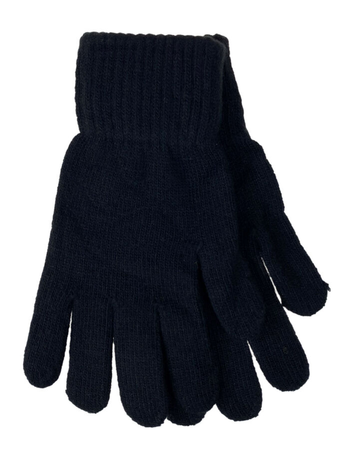 Greta Мужские теплые перчатки из шерсти, цвет черный