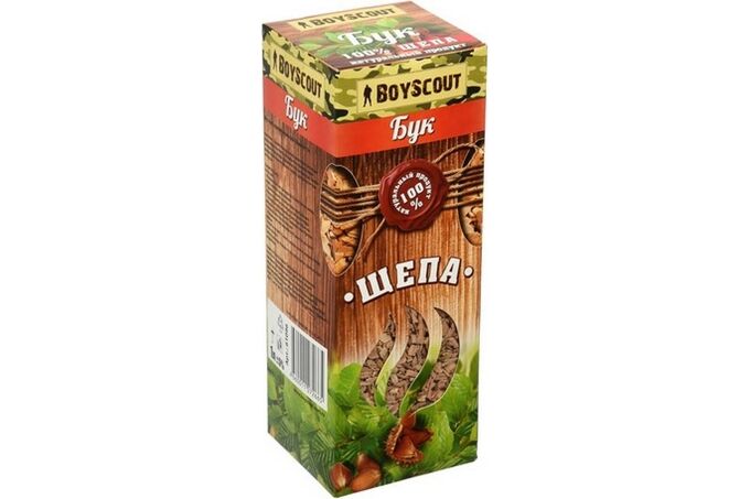 BOYSCOUT Щепа для копчения Бук, 1л /25, 61096