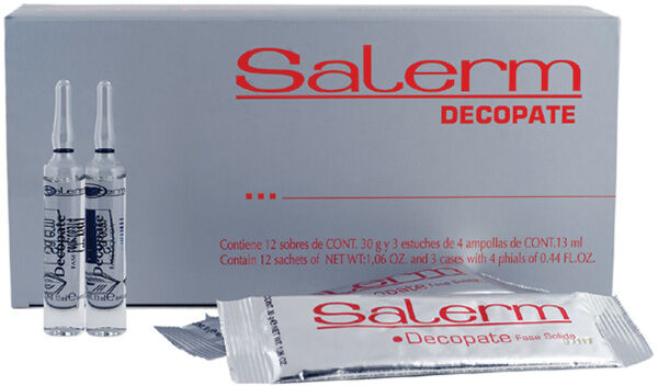 Набор для обесцвечивания волос Salerm Decopate жидкая + твердая фаза, 30гр+13мл