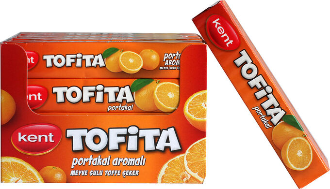 Жевательные конфеты TOFITA со вкусом апельсина 47гр