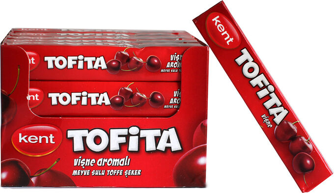 Жевательные конфеты TOFITA со вкусом вишни 47гр (20)*12