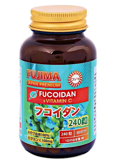 FUJIMA БАД Фукоидан с витамином «С» ( Fucoidan + vitamin C )