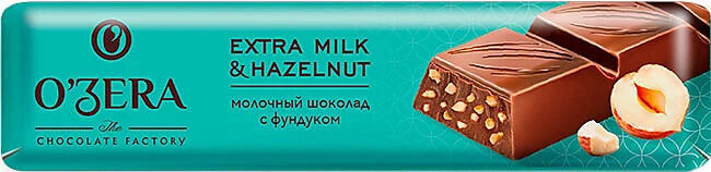 Яшкино Батончик O&#039;Zera Extra Milk &amp; Hazelnut 42г