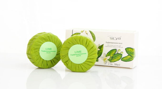 ARYAhome Мыло Arya 100 гр*2 шт Lime Зеленый.