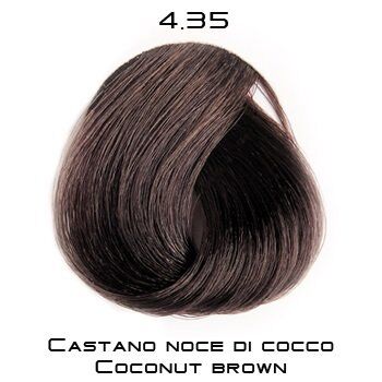 4-35 Крем - краска для волос Selective COLOREVO каштановый Кокос, 100мл