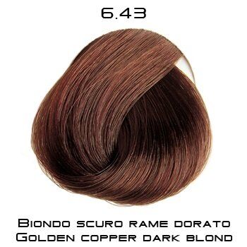 6-43 Крем - краска для волос Selective COLOREVO темный блондин медно-золотистый, 100мл
