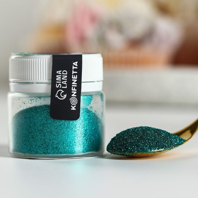 Фото блестки съедобные сердца золото Edible Gold Hearts Rainbow Dust, 2 гр