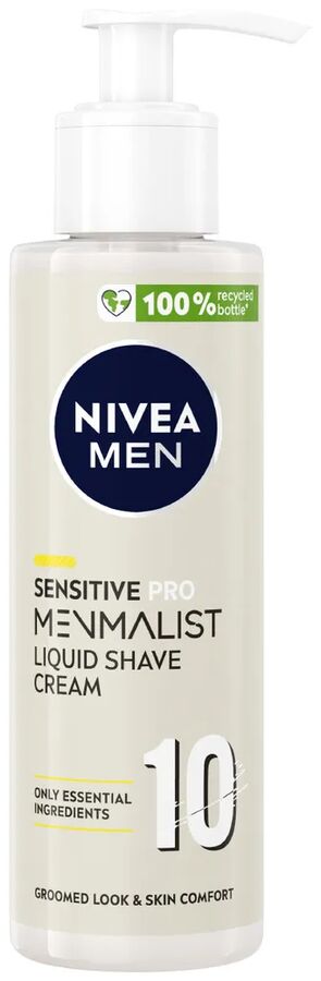 NIVEA Крем для бритья жидкий Sensitive Pro Menmalist 200 мл