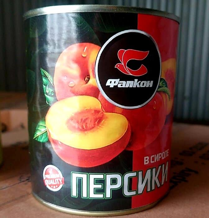 АКЦИЯ. Консервированные Персики половинки в сиропе ж/б 850 мл | Акция 2 ...