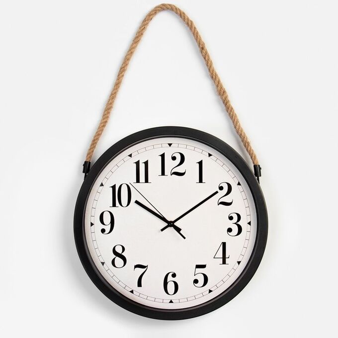 СИМА-ЛЕНД Часы настенные, серия: Классика, дискретный ход, d часов=40 см, d циферблата 36 см