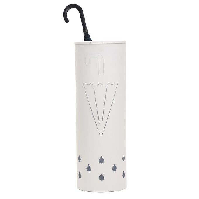 СИМА-ЛЕНД Подставка для зонтов 18 х 18 х 52 см, белая