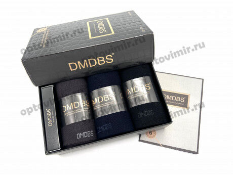Носки мужские Dmdbs антибактериальные коробке + мыло 3 пары AF-567 оптом