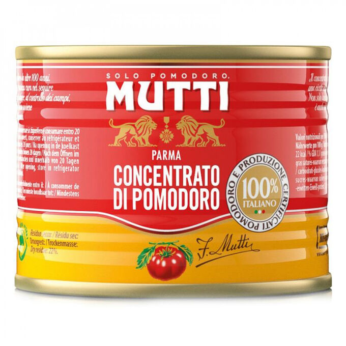 Mutti Томатная паста Мутти 22% 210г ж/б
