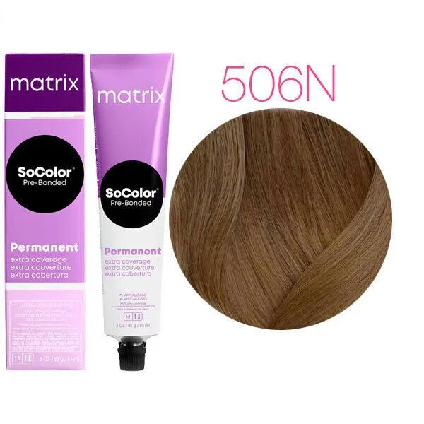 Matrix Socolor , Матрикс Соколор краска для волос аммиачная  506N темный блондин 90 мл
