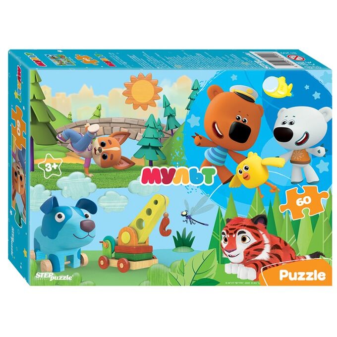 STEP PUZZLE Пазл 60 Ми-ми-мишки и др. Мульт 81209 Степ /48/