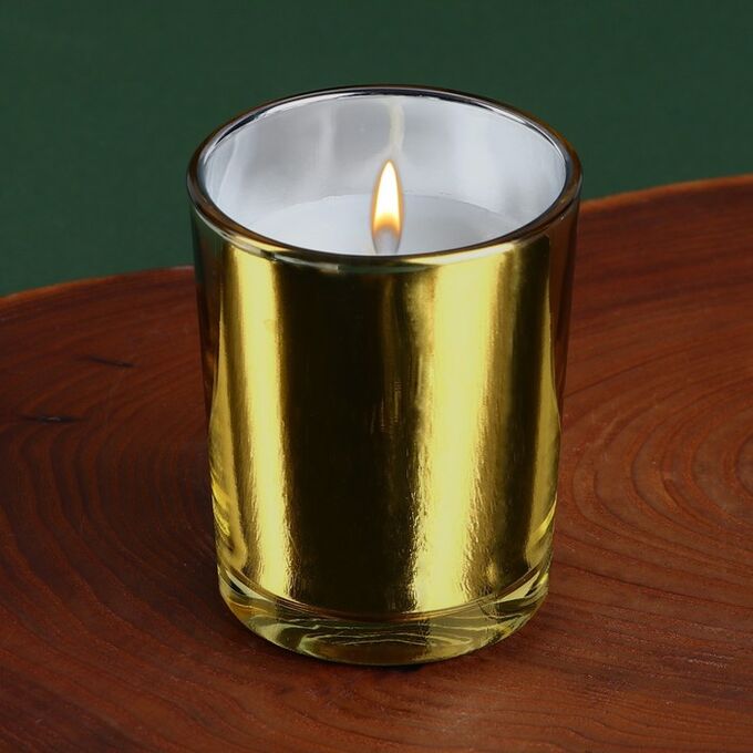 СИМА-ЛЕНД Новогодняя свеча в стакане «Магия аромата«, ваниль, 5 х 5 х 6 см.