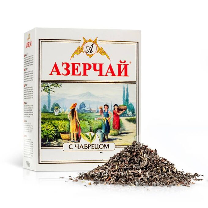 Чай «Азерчай Букет» черный с чабрецом 100 г