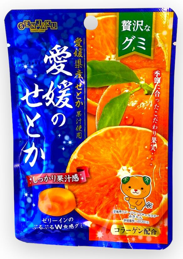 SENJAKU Жевательный мармелад со вкусом мандарин из Эхимэ 34 гр.