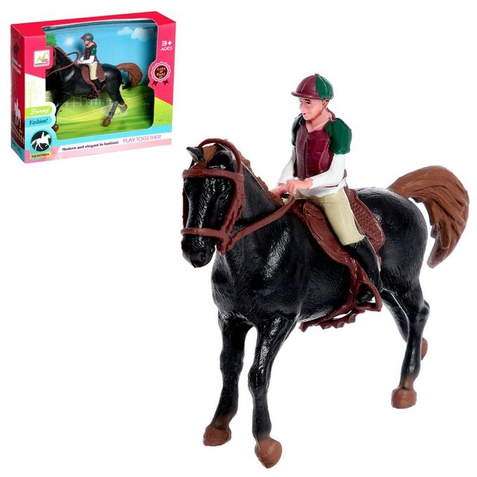 СИМА-ЛЕНД Набор игровой лошадка с куклой, с аксессуарами