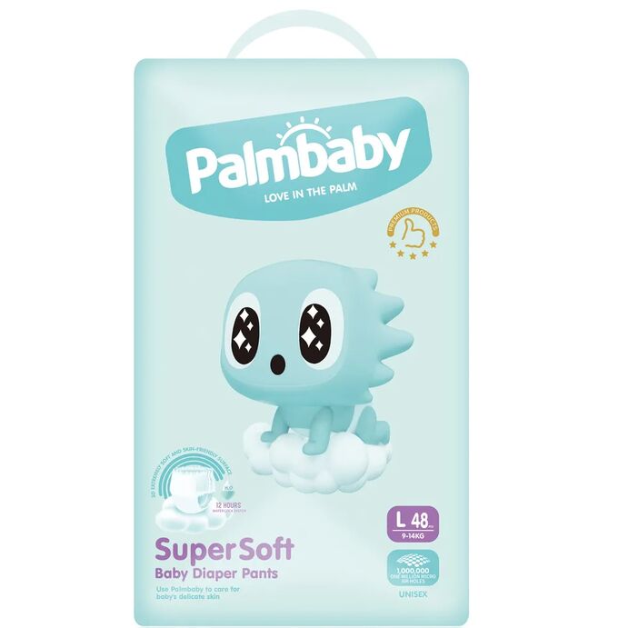 Подгузники-трусики детские &quot;Palmbaby super soft Premium&quot; NK18 - L, 48шт