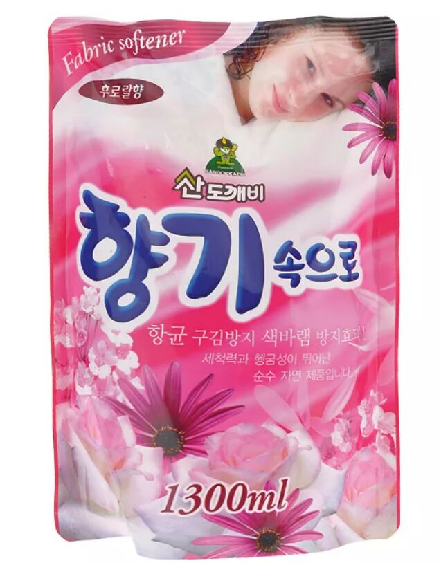 Кондиционер для белья Sandokkaebi Soft Aroma Цветочный, запасной блок ...
