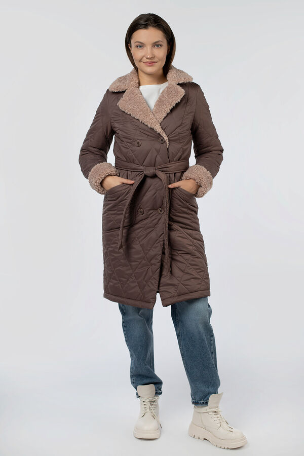 Империя пальто Куртка женская зимняя (пояс)