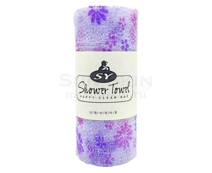 Мандал Мочалка для душа Shower Towel SY 29 х 95 см Ю.Корея