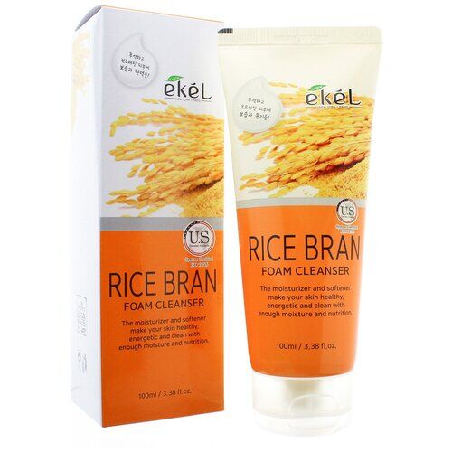 Ekel cosmetics Пенка для умывания с рисовыми отрубями Foam Cleanser Rice Bran