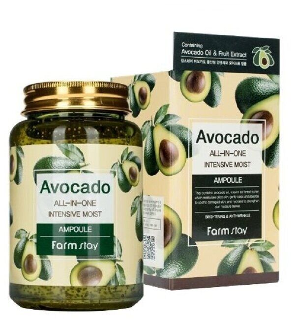 Farm Stay Ампульная сыворотка с экстрактом авокадо Avocado All-In-One Intensive Moist Ampoule