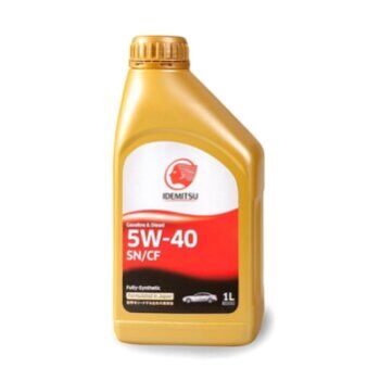 Масло моторное IDEMITSU FULLY-SYNTHETIC 5W40 SN/CF бензин, синтетика 1л