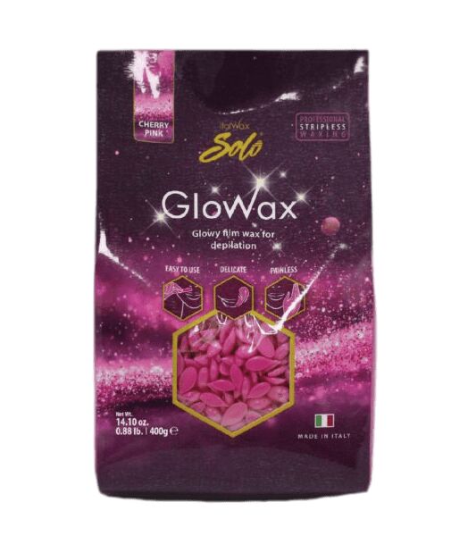 Воск горячий (пленочный) ITALWAX SOLO GLOWAX Вишня гранулы 400гр