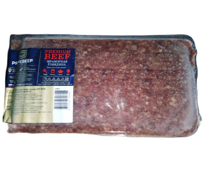PRIMEBEEF Говядина фарш 80/20 (Ground beef), 2 кг Праймбиф