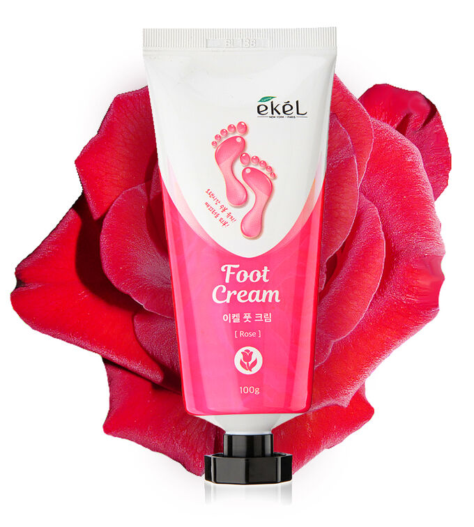 Ekel cosmetics Крем для загрубевшей кожи ног с экстрактом розы Корея