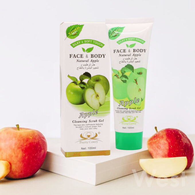 Exclusive Скраб для лица Pretty Cowry Face &amp; Body с экстрактом Яблока 100 мл