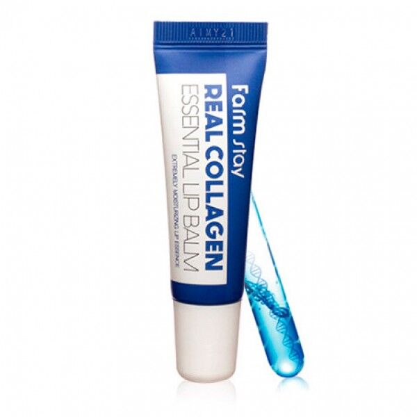 Farm Stay Увлажняющий бальзам для губ с коллагеном FarmStay Real Collagen Essential Lip Balm