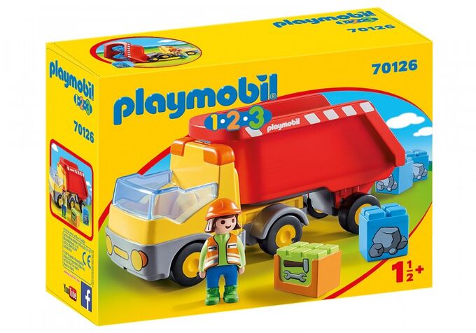 Нескучные игры Playmobil. Конструктор арт.70126 &quot;Dump Truck&quot; (Самосвал)