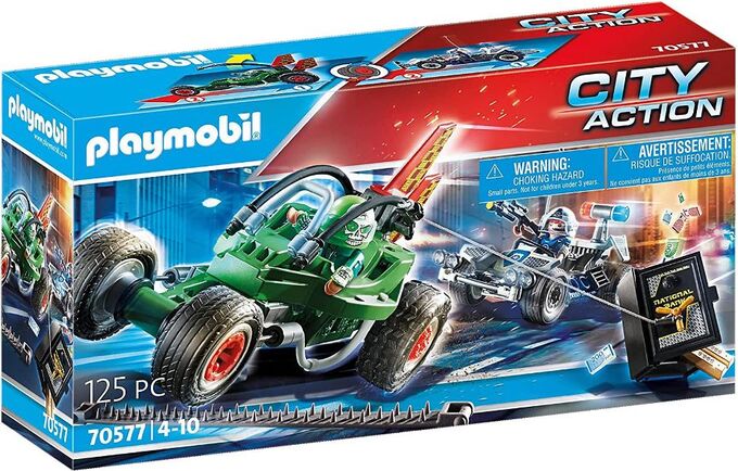 Playmobil. Конструктор арт.70577 &quot;Police Go-Kart Escape&quot; (Полицейский картинг-побег)