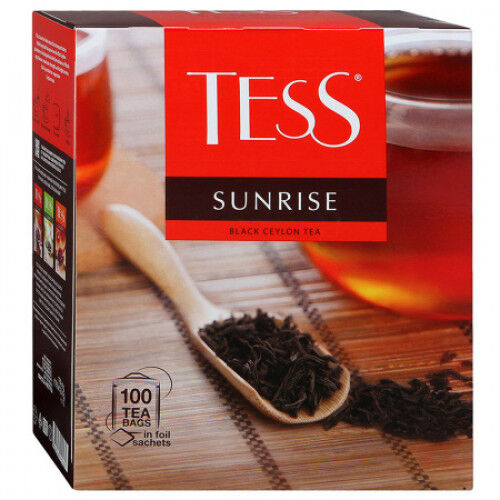Чай Tess Sunrise black (1.8 гр.*100*9)- №0918-09