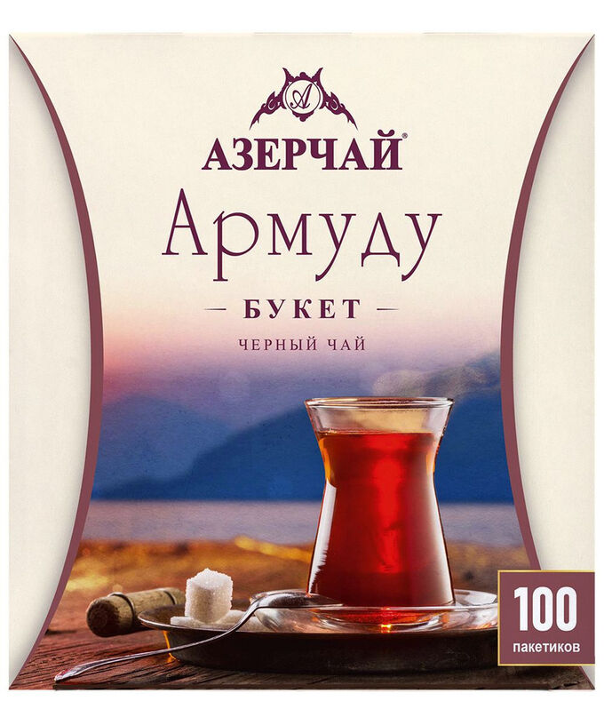 Чай Азерчай АРМУДУ БУКЕТ 100 пакет 1*12шт