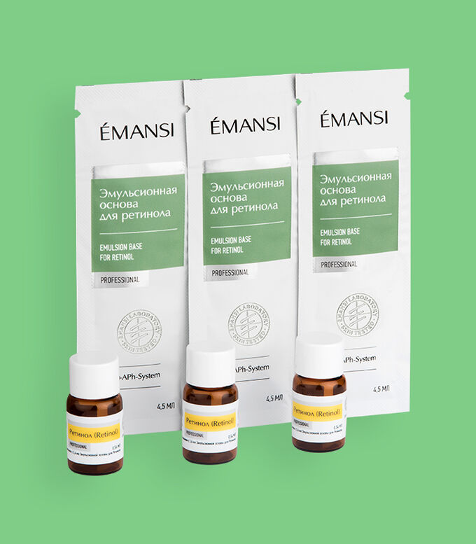 EMANSI Ретиноловый пилинг, Retinol peeling 5%, рН 3,2-3,8